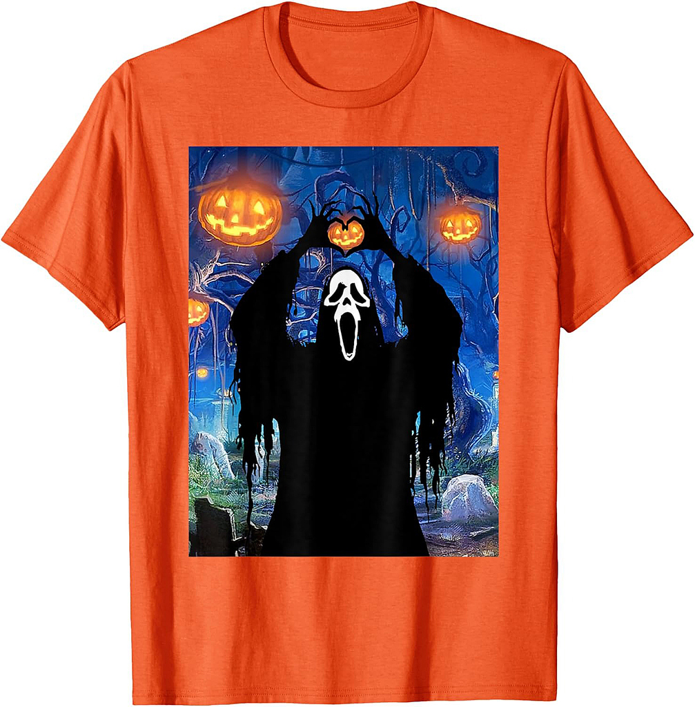 Ghost Heart Hands Scary Horror Poster Halloween T-Shirt