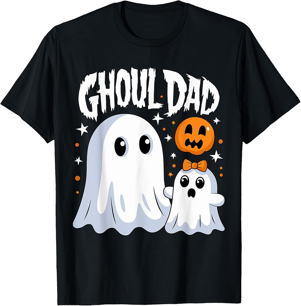 Ghoul Dad Ghost Halloween Costume T-Shirt