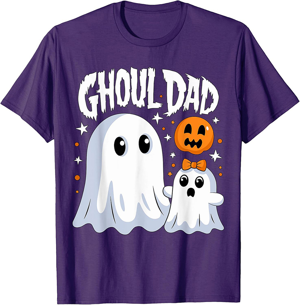 Ghoul Dad Ghost Halloween Costume T-Shirt