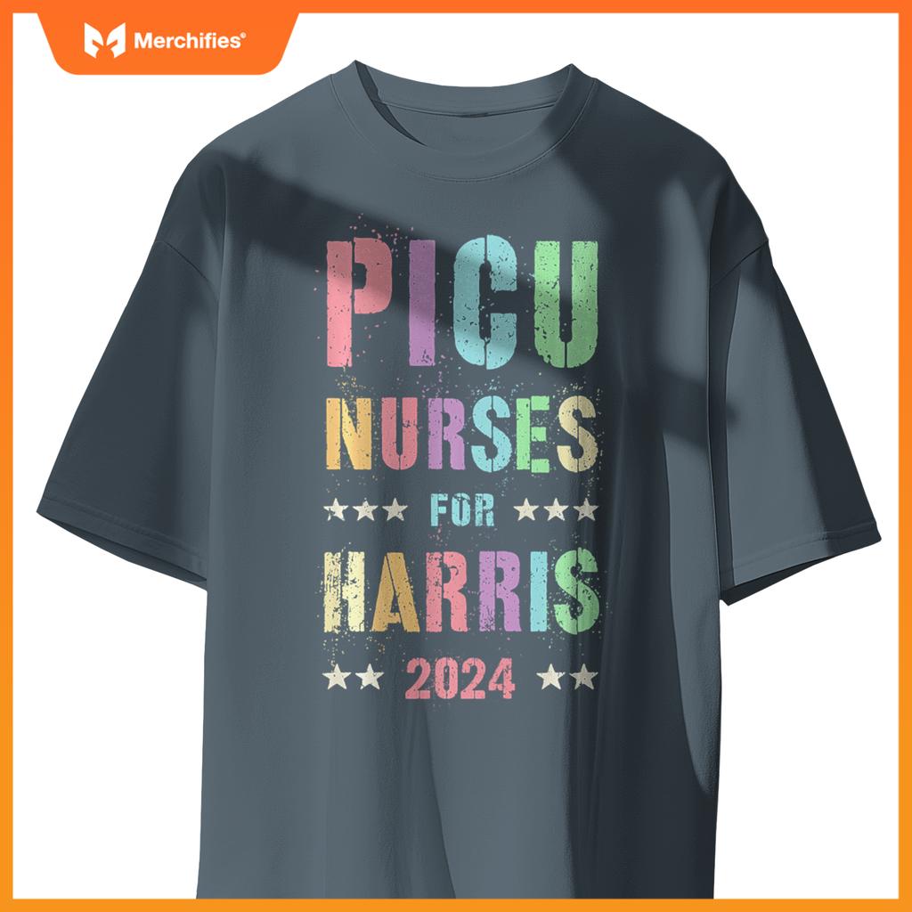 Girls PICU NURSES For Kamala HARRIS Pediatric Intensive T-Shirt