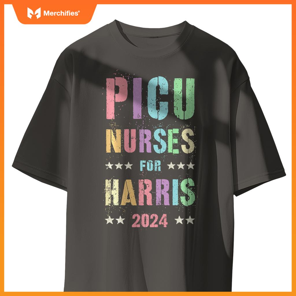 Girls PICU NURSES For Kamala HARRIS Pediatric Intensive T-Shirt