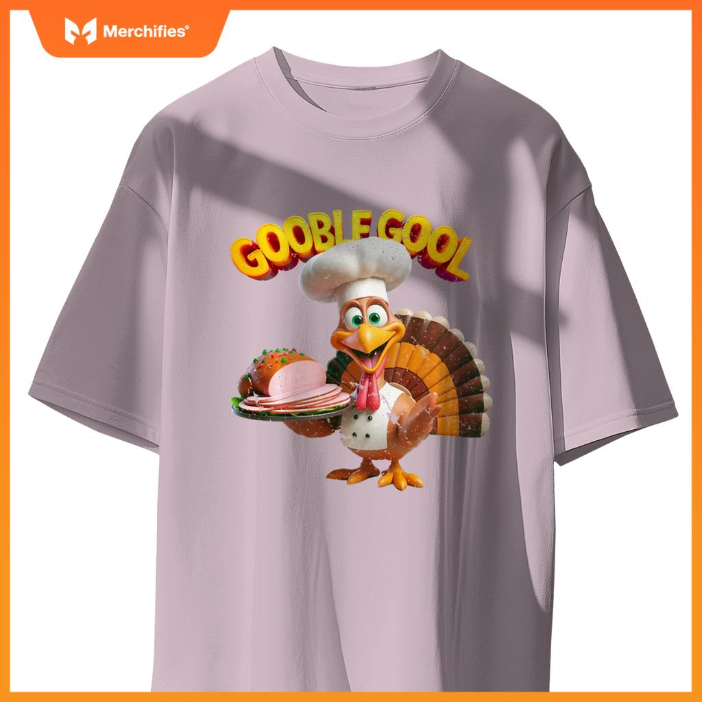 Gobblegool Turkey Chef Funny Thanksgiving T-Shirt
