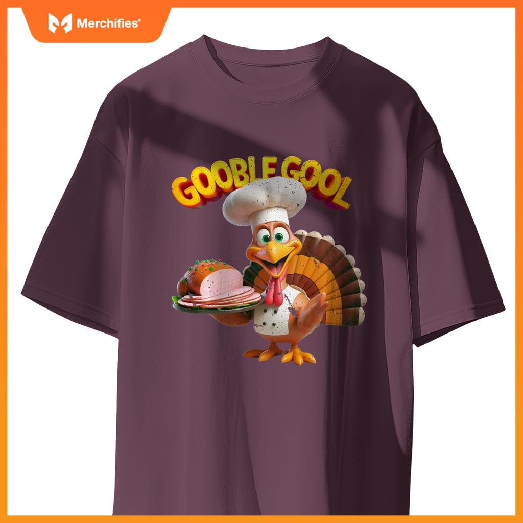 Gobblegool Turkey Chef Funny Thanksgiving T-Shirt