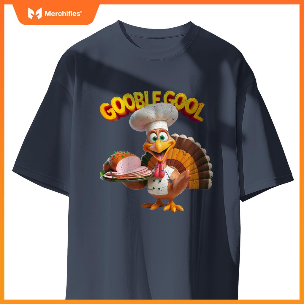Gobblegool Turkey Chef Funny Thanksgiving T-Shirt