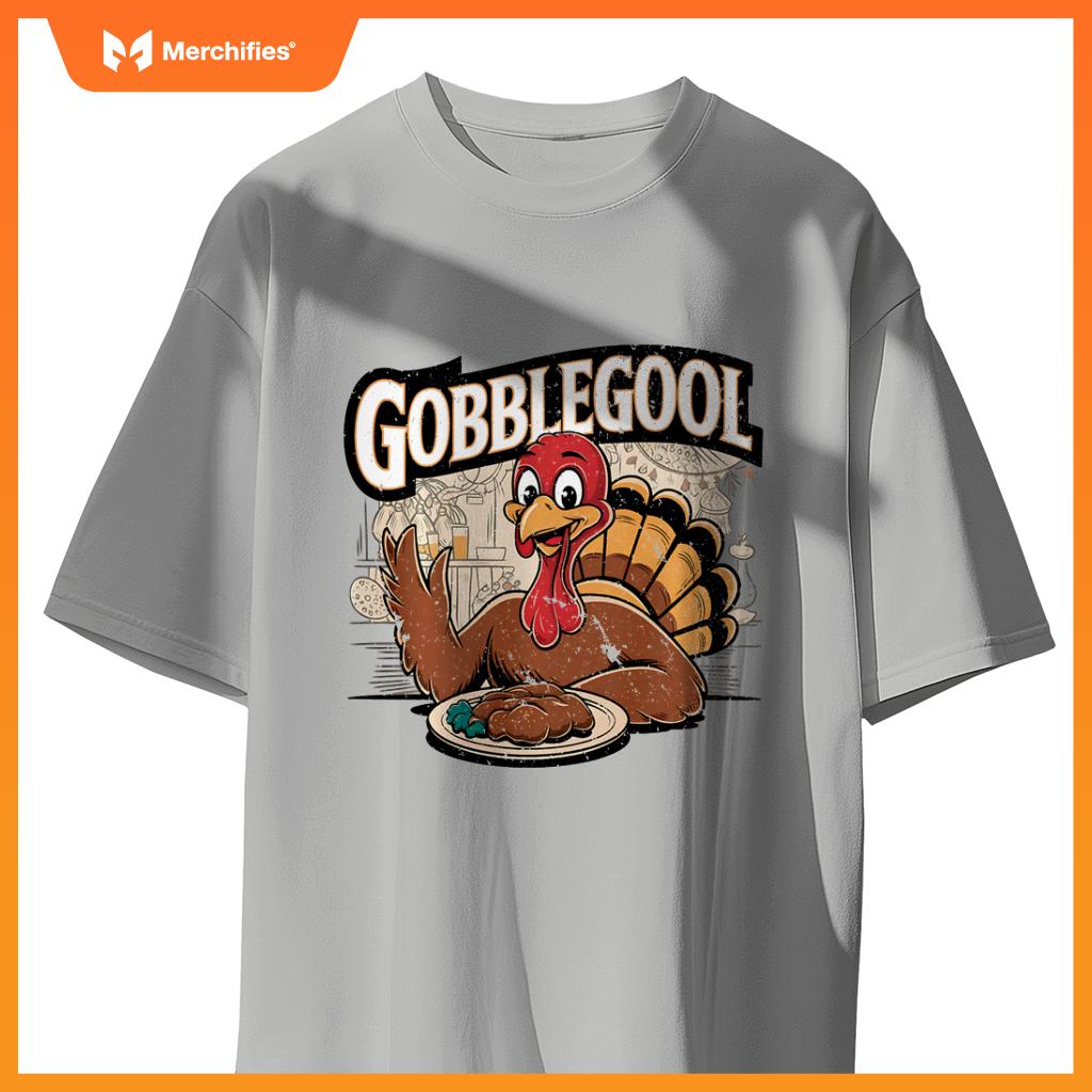 Gobblegool Turkey Thanksgiving Chef T-Shirt