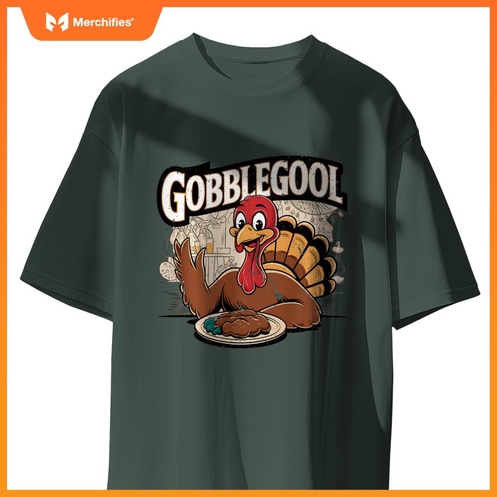 Gobblegool Turkey Thanksgiving Chef T-Shirt