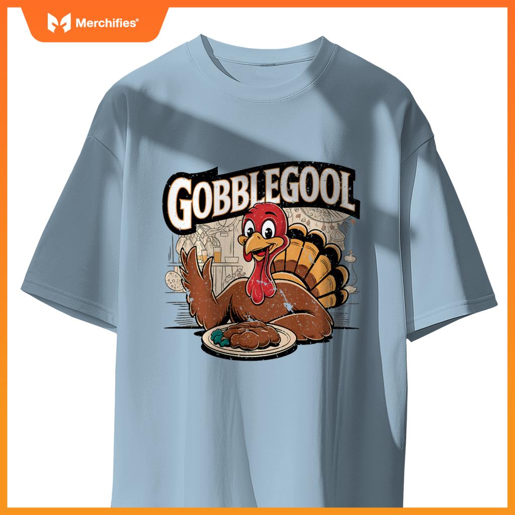 Gobblegool Turkey Thanksgiving Chef T-Shirt