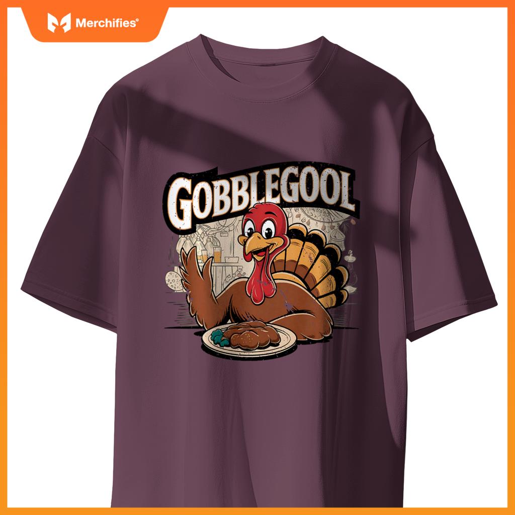 Gobblegool Turkey Thanksgiving Chef T-Shirt