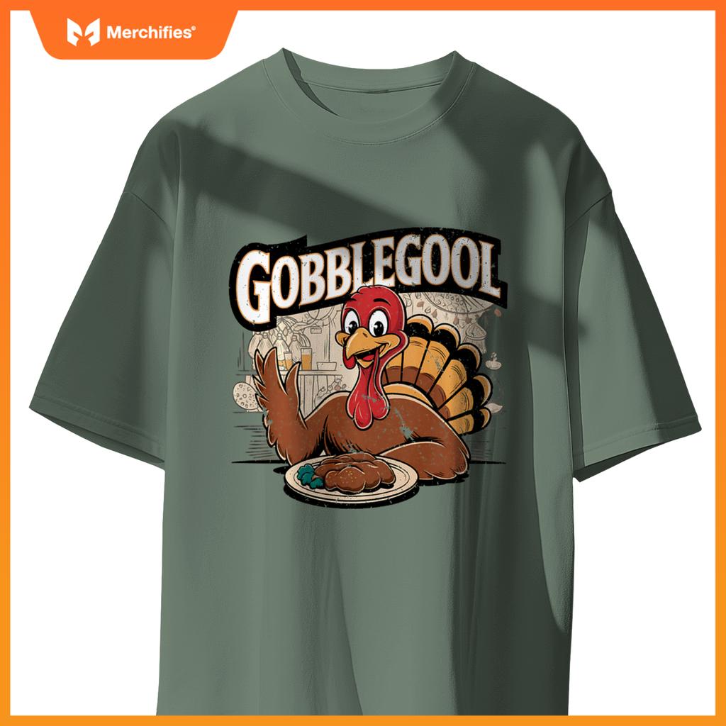Gobblegool Turkey Thanksgiving Chef T-Shirt