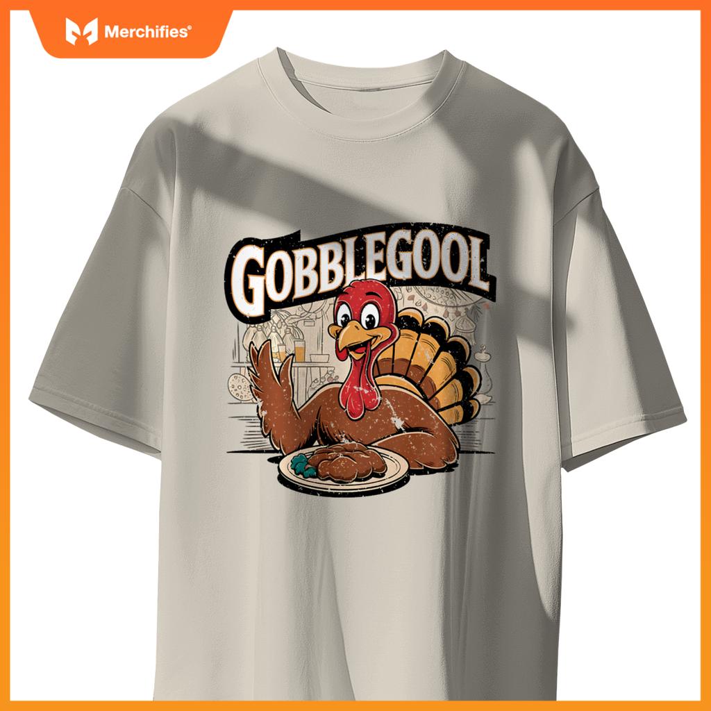 Gobblegool Turkey Thanksgiving Chef T-Shirt