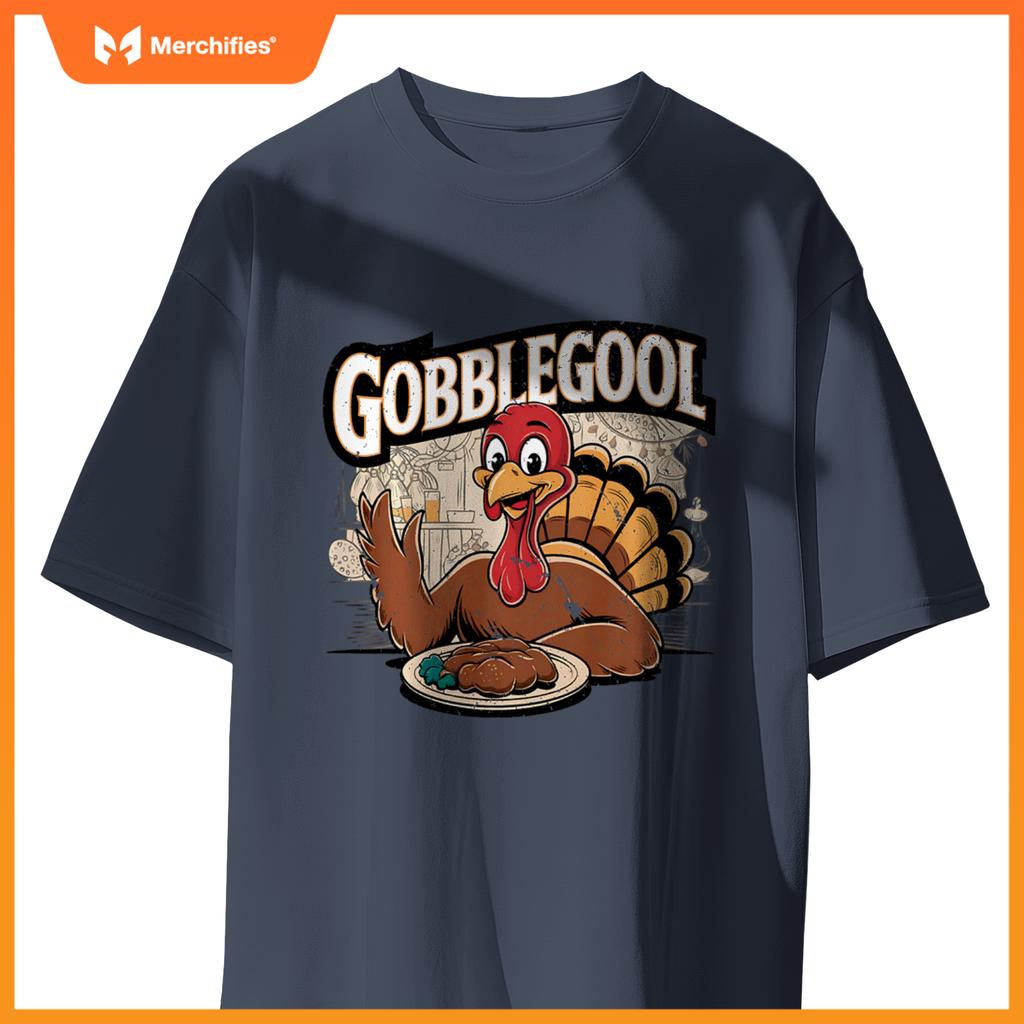 Gobblegool Turkey Thanksgiving Chef T-Shirt
