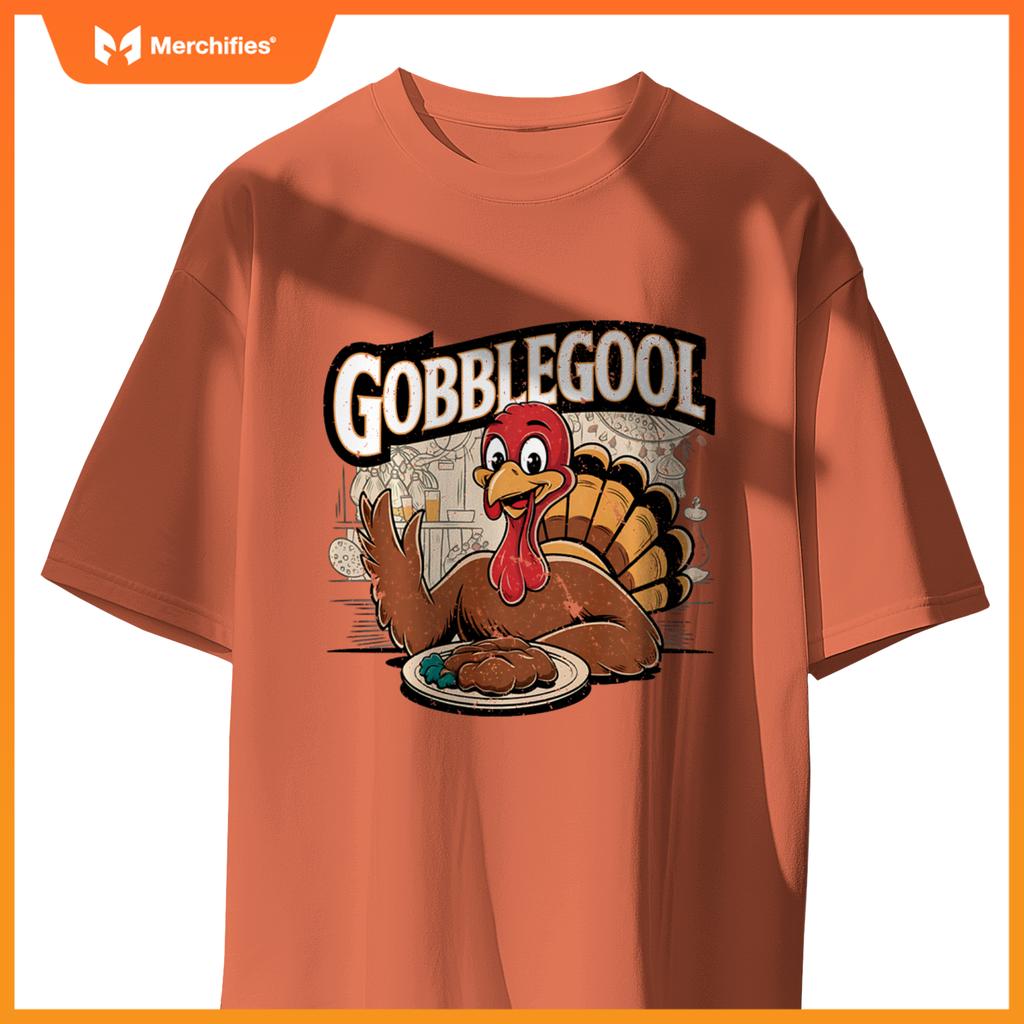 Gobblegool Turkey Thanksgiving Chef T-Shirt