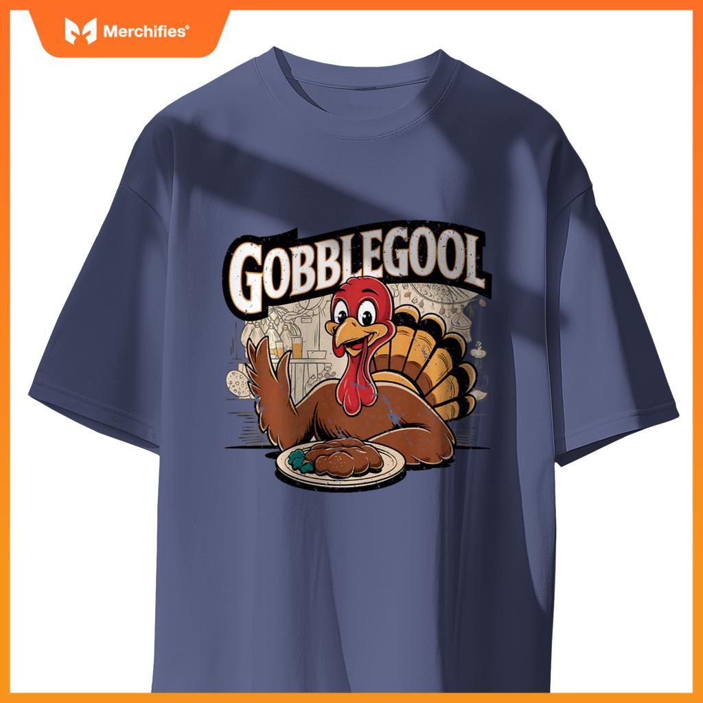 Gobblegool Turkey Thanksgiving Chef T-Shirt