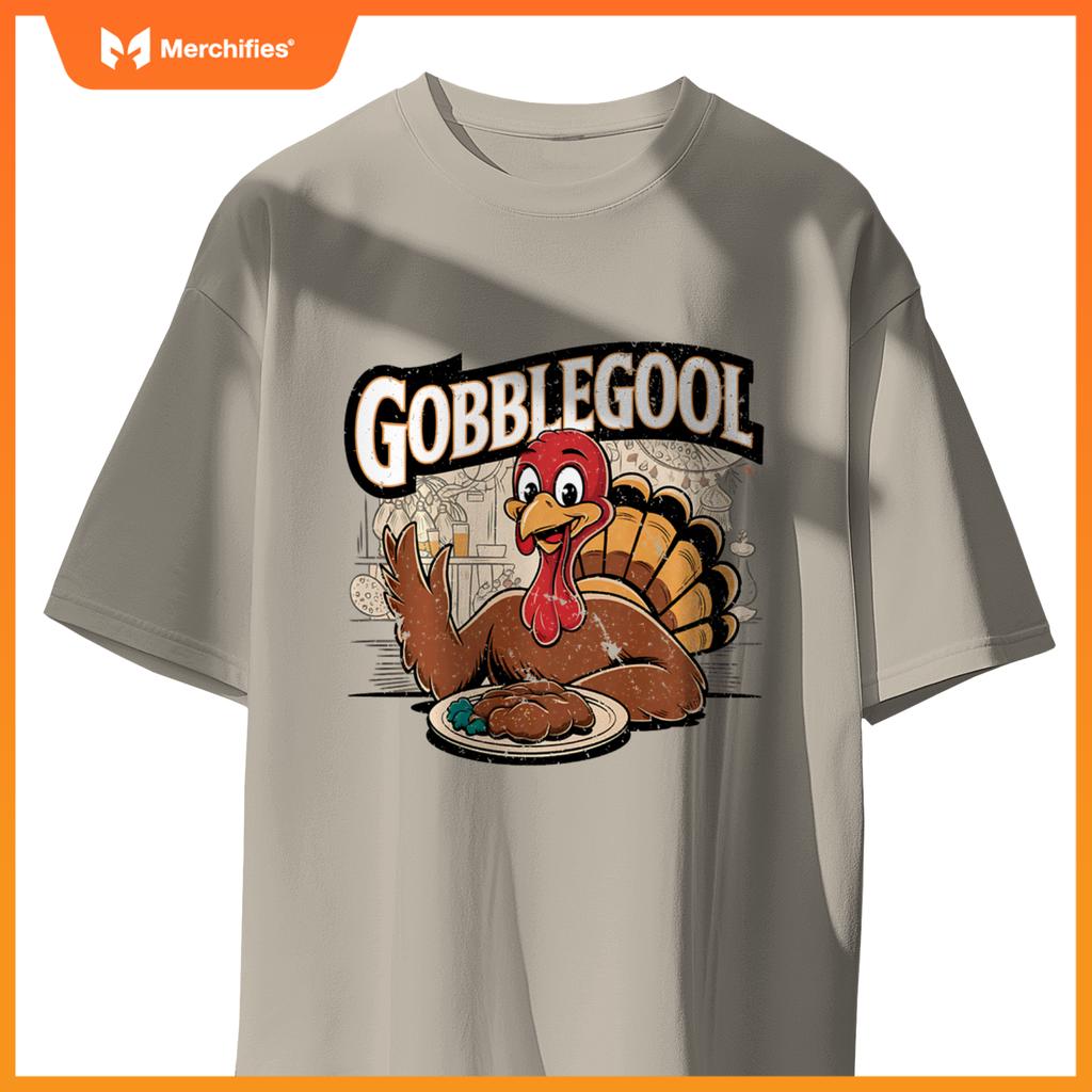 Gobblegool Turkey Thanksgiving Chef T-Shirt