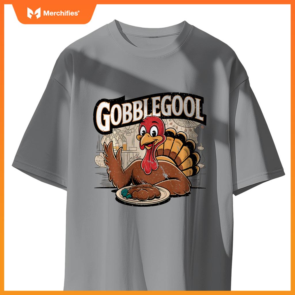 Gobblegool Turkey Thanksgiving Chef T-Shirt