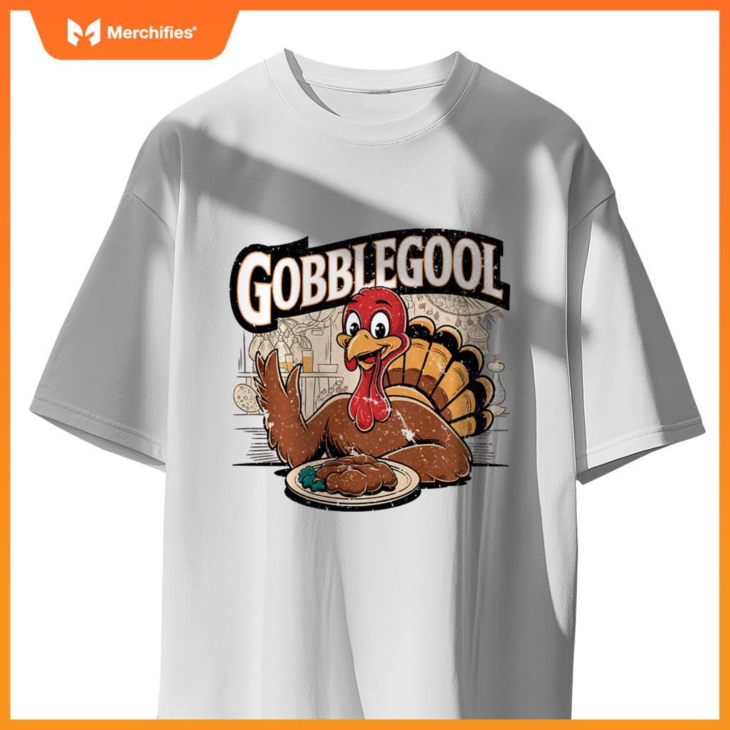 Gobblegool Turkey Thanksgiving Chef T-Shirt
