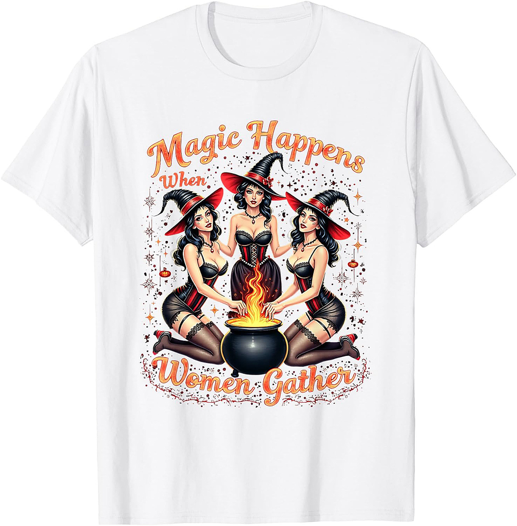 God Forbid Women Have Hobbies Halloween Spooky Season Witch T-Shirt