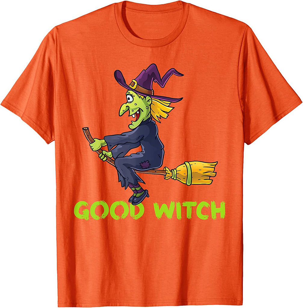 Good Witch Funny Halloween Costume Shirt Women, Girls T-Shirt
