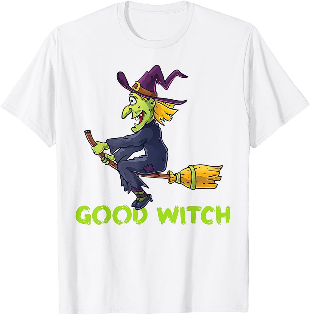 Good Witch Funny Halloween Costume Shirt Women, Girls T-Shirt