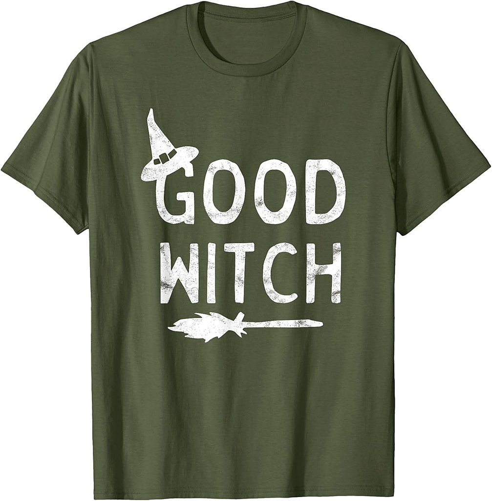 Good Witch Halloween Graphic October T-Shirt