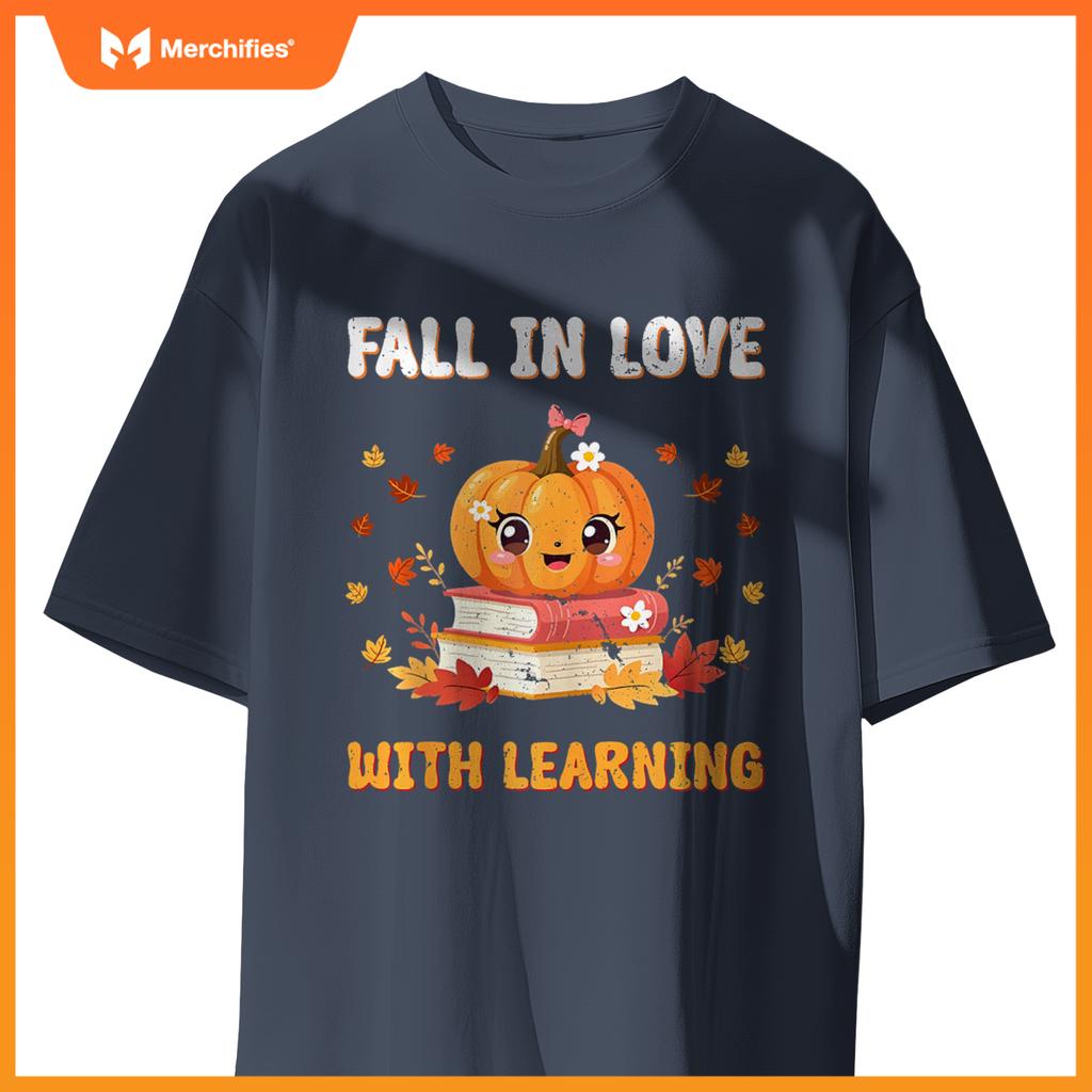 Groovy Fall In Love With Learning Thanksgiving Teacher Fall