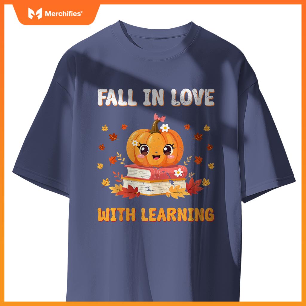 Groovy Fall In Love With Learning Thanksgiving Teacher Fall
