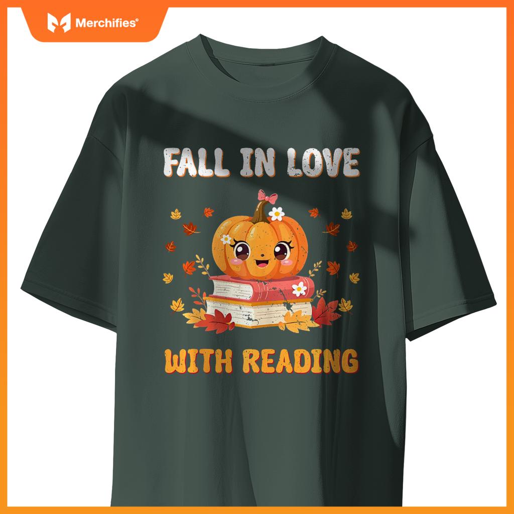 Groovy Fall In Love With Reading Thanksgiving Teacher Fall