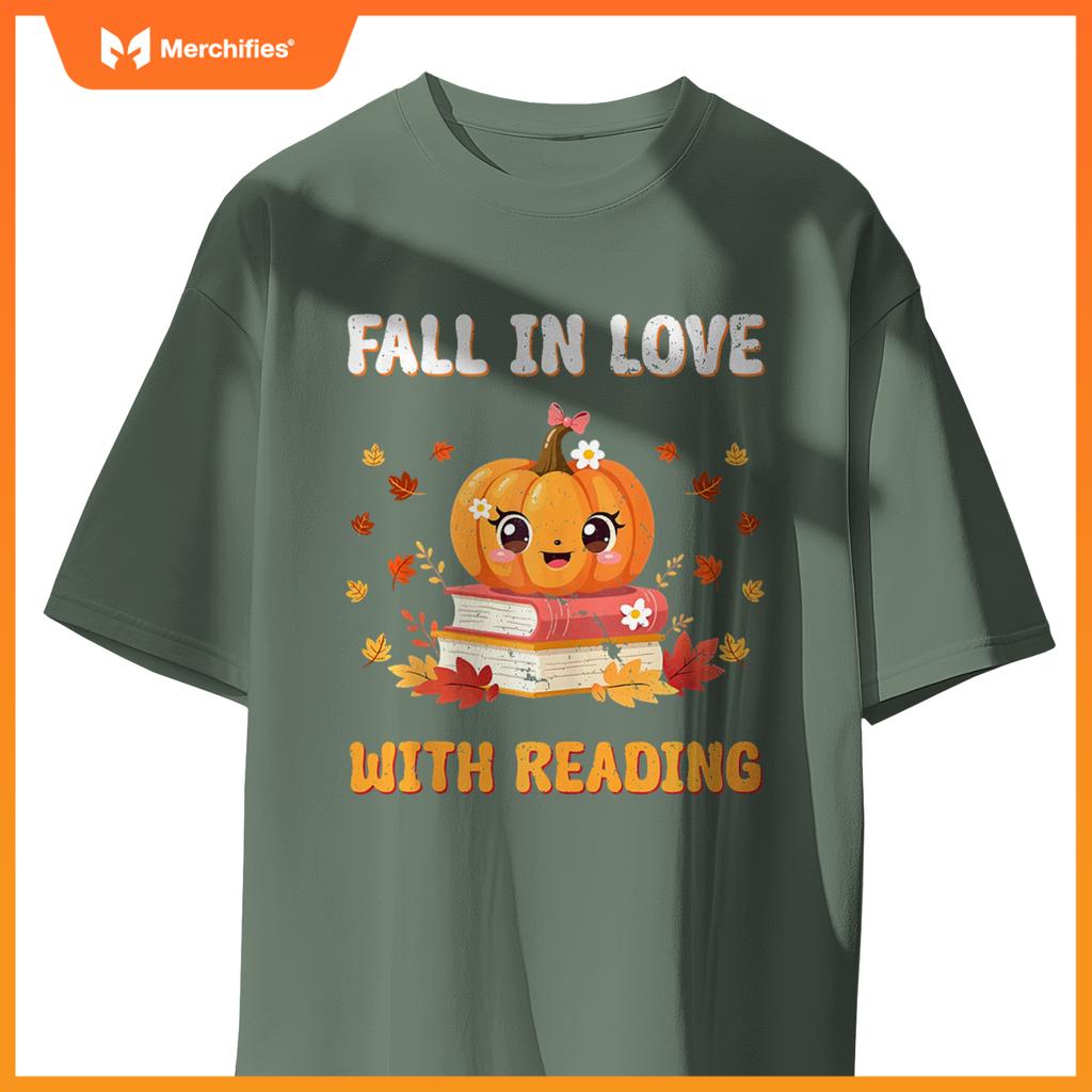 Groovy Fall In Love With Reading Thanksgiving Teacher Fall