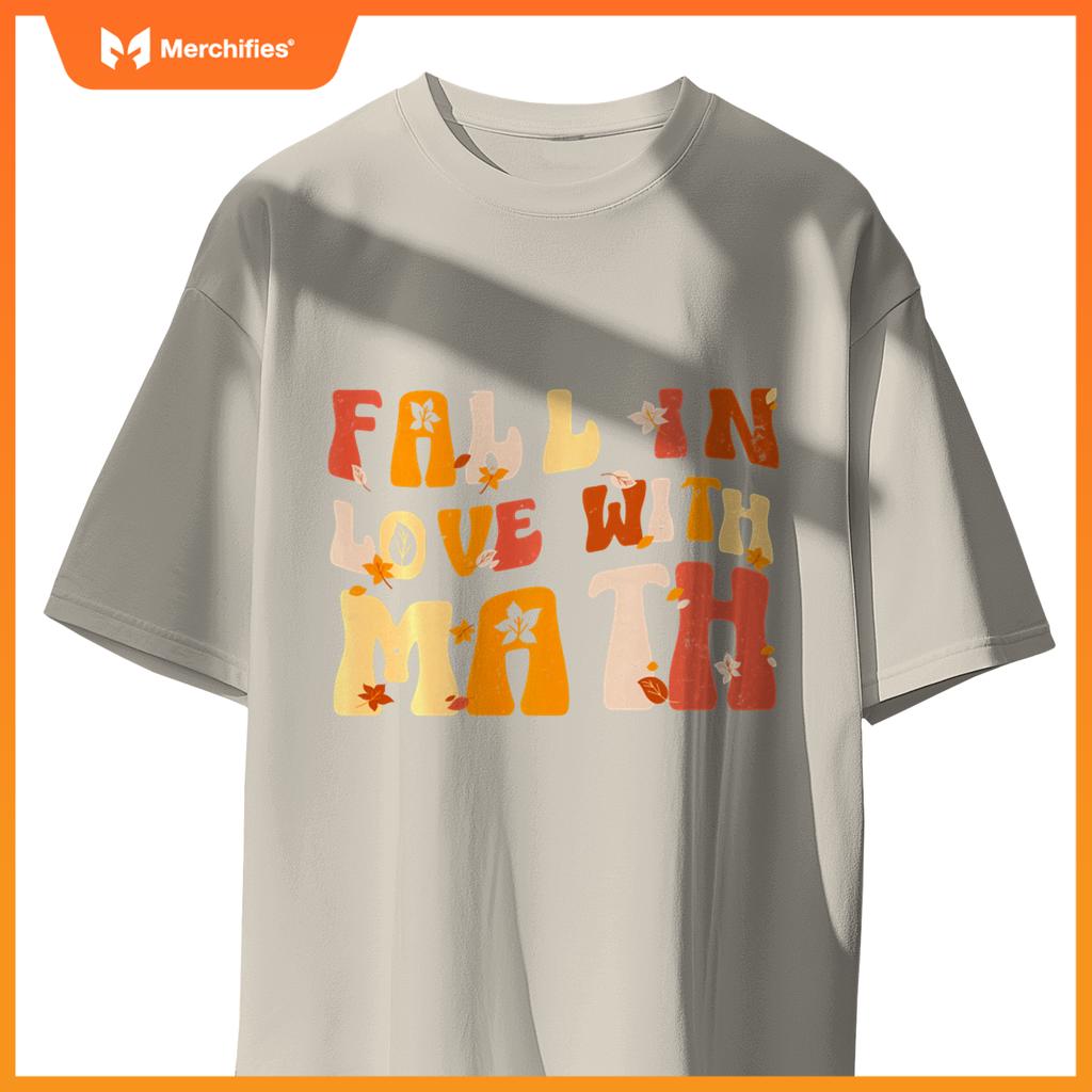 Groovy Fall In Love with Math Thanksgiving Math Teacher Fall