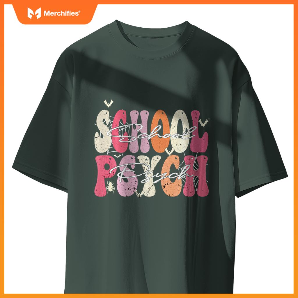 Groovy School Psych Halloween Teacher School Psychologist