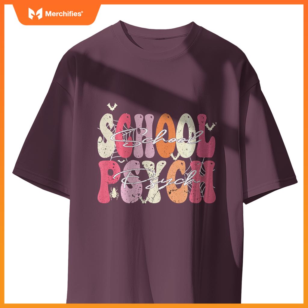 Groovy School Psych Halloween Teacher School Psychologist