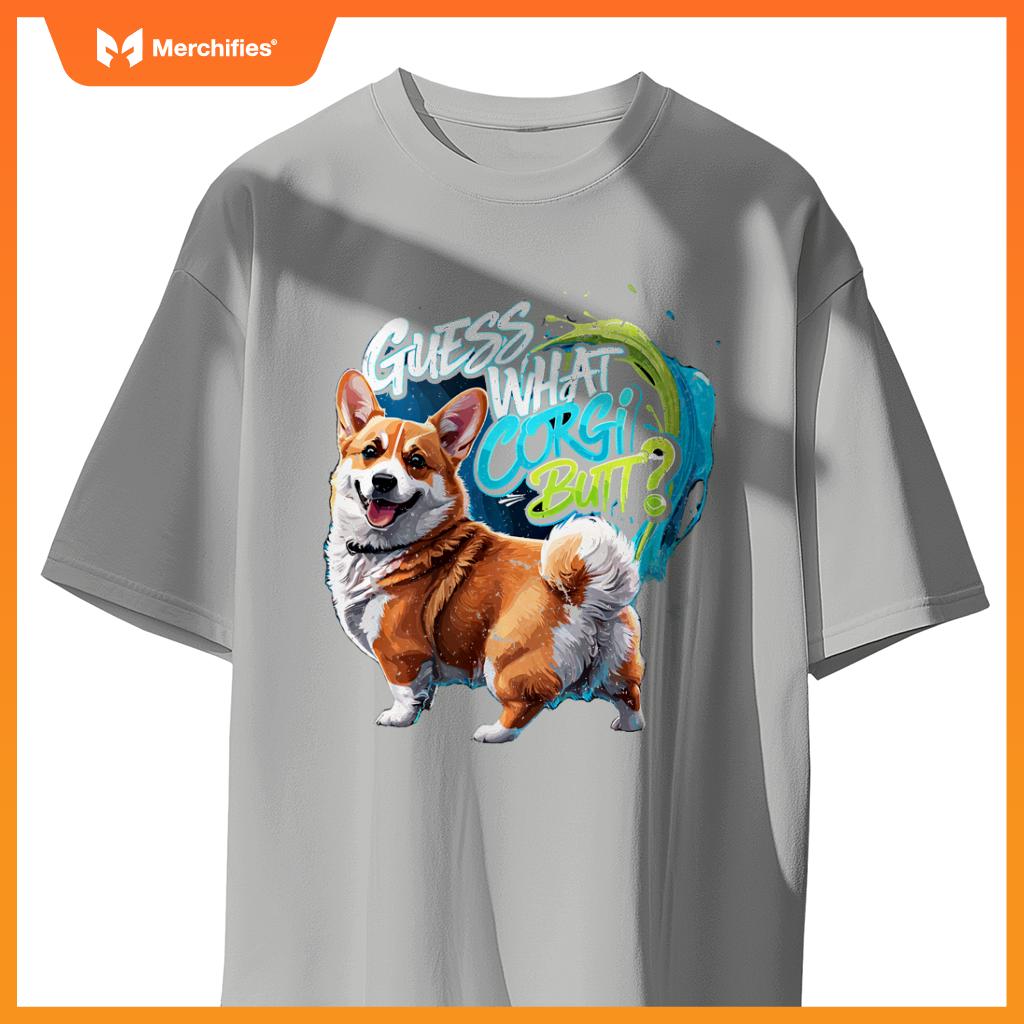 Guess What Corgi Butt Funny Corgi Owner Corgi Dog T-Shirt