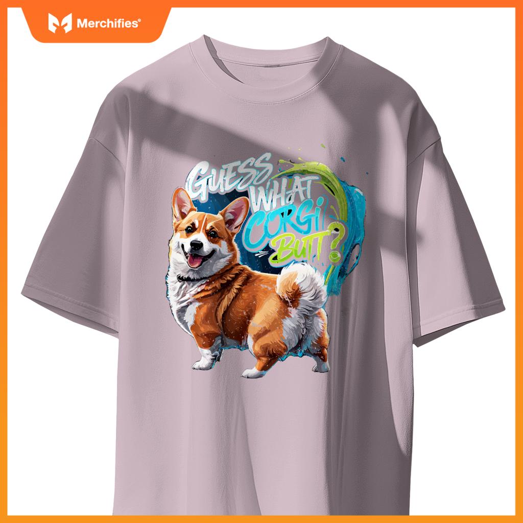 Guess What Corgi Butt Funny Corgi Owner Corgi Dog T-Shirt