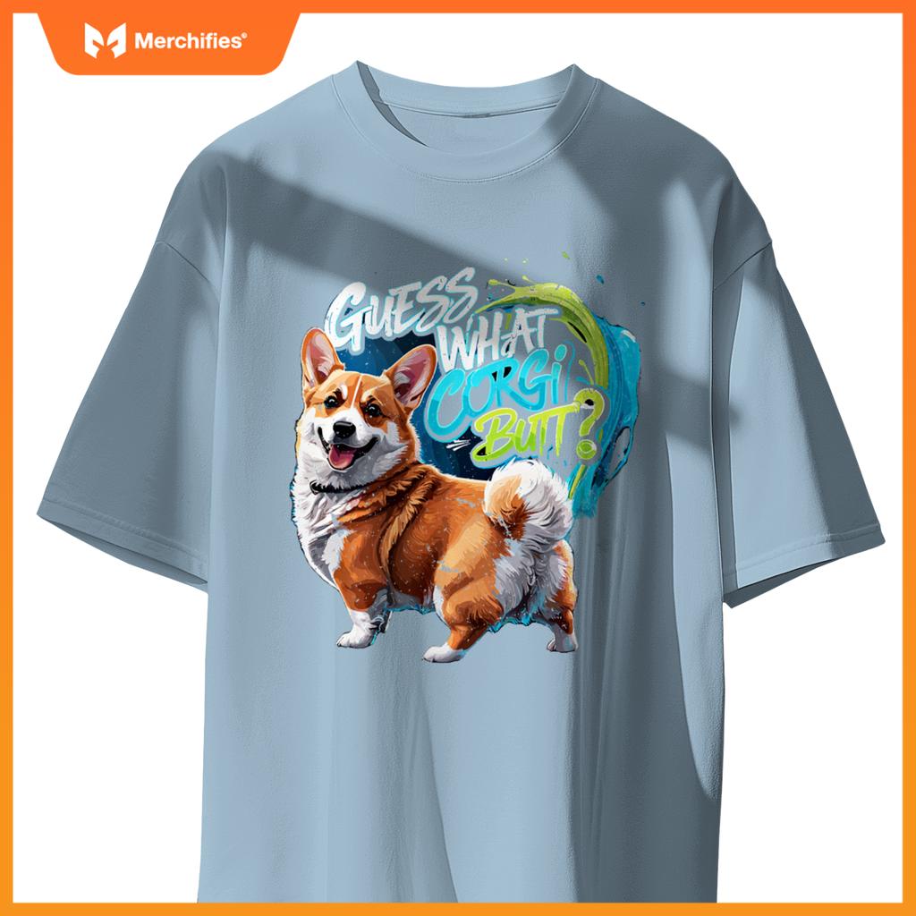 Guess What Corgi Butt Funny Corgi Owner Corgi Dog T-Shirt