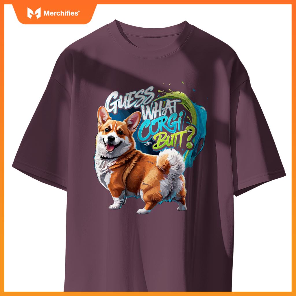 Guess What Corgi Butt Funny Corgi Owner Corgi Dog T-Shirt