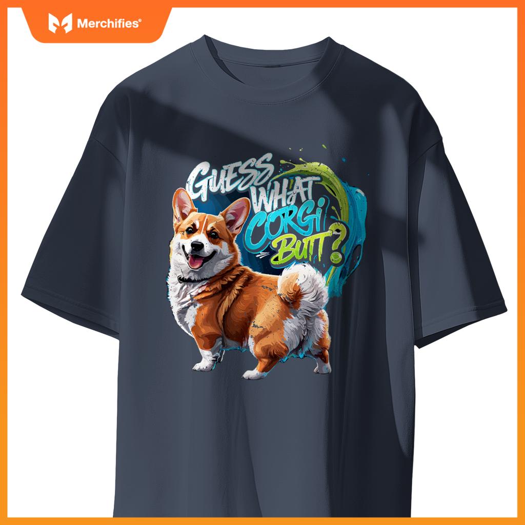 Guess What Corgi Butt Funny Corgi Owner Corgi Dog T-Shirt
