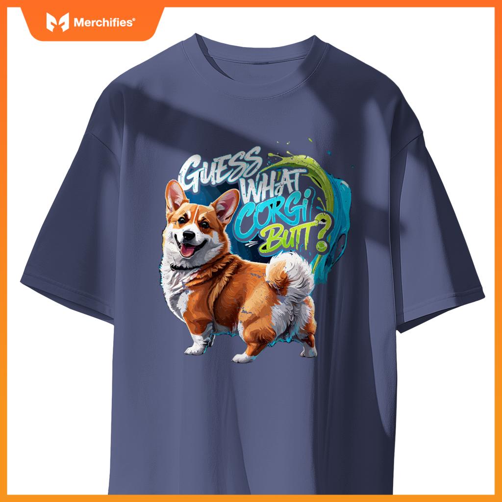 Guess What Corgi Butt Funny Corgi Owner Corgi Dog T-Shirt