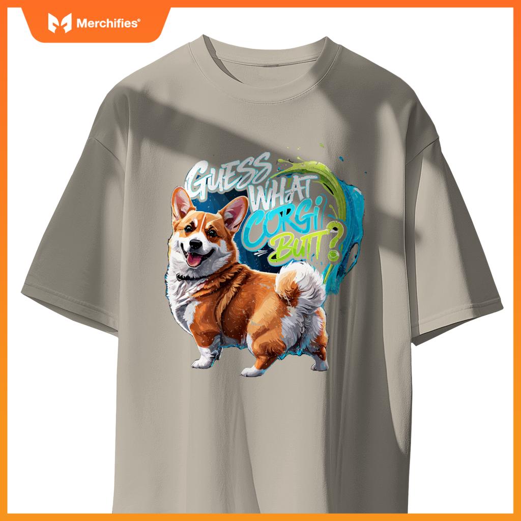 Guess What Corgi Butt Funny Corgi Owner Corgi Dog T-Shirt