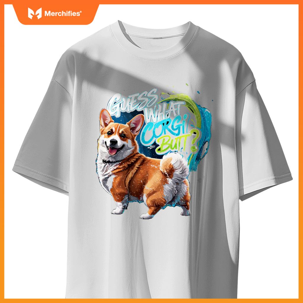 Guess What Corgi Butt Funny Corgi Owner Corgi Dog T-Shirt