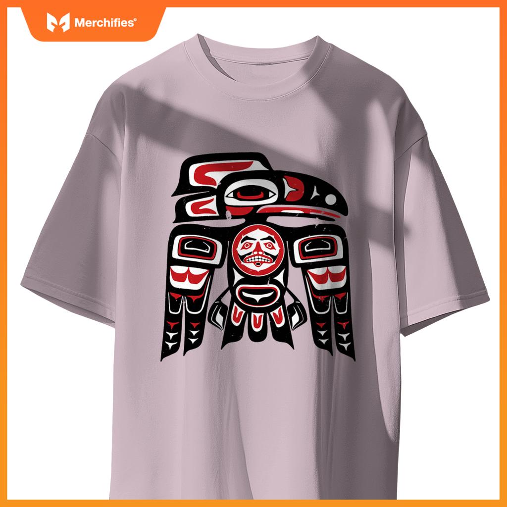Haida Raven Native American, Raven Tlingit Men Women T-Shirt