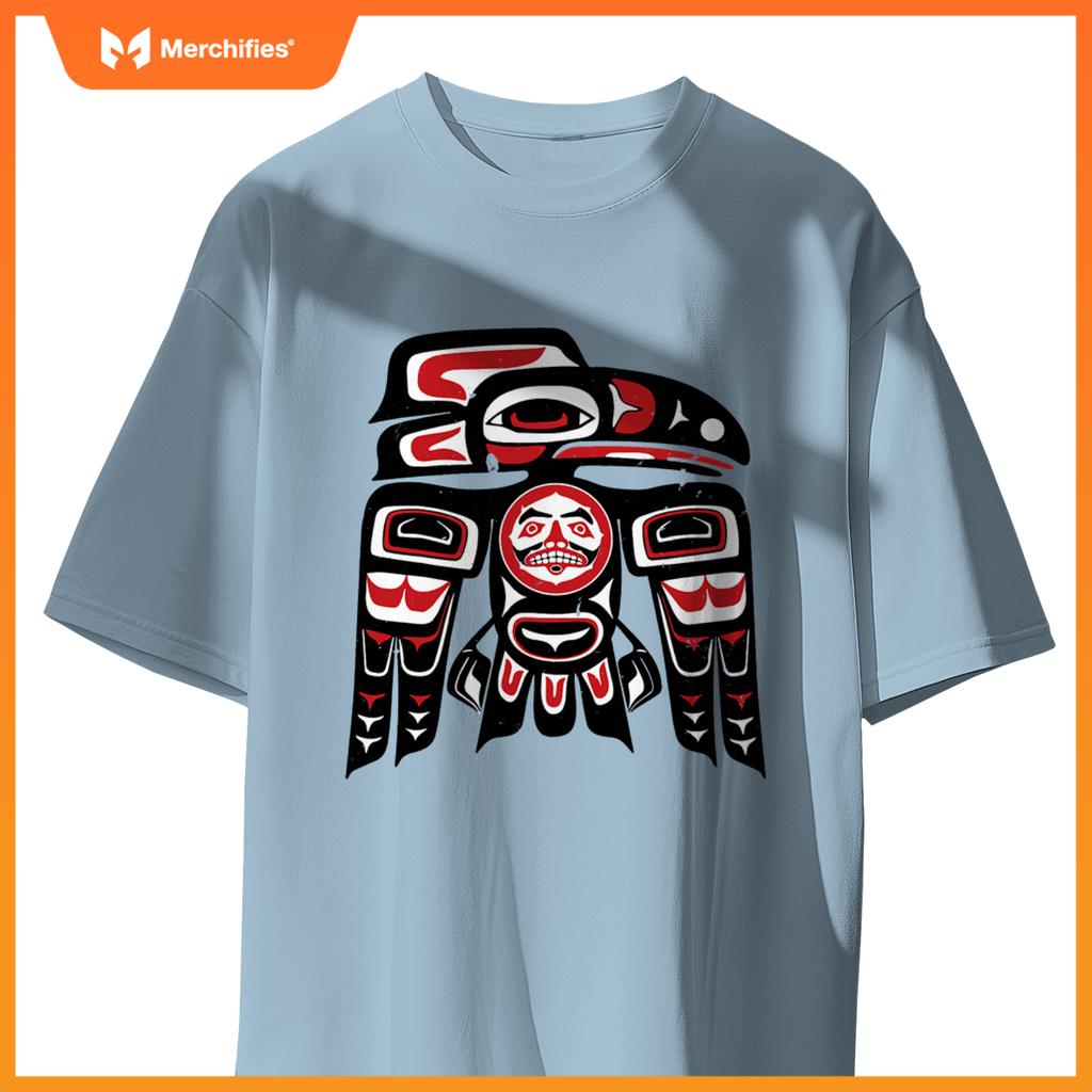 Haida Raven Native American, Raven Tlingit Men Women T-Shirt