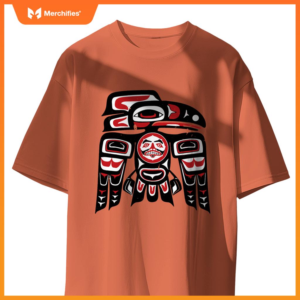 Haida Raven Native American, Raven Tlingit Men Women T-Shirt