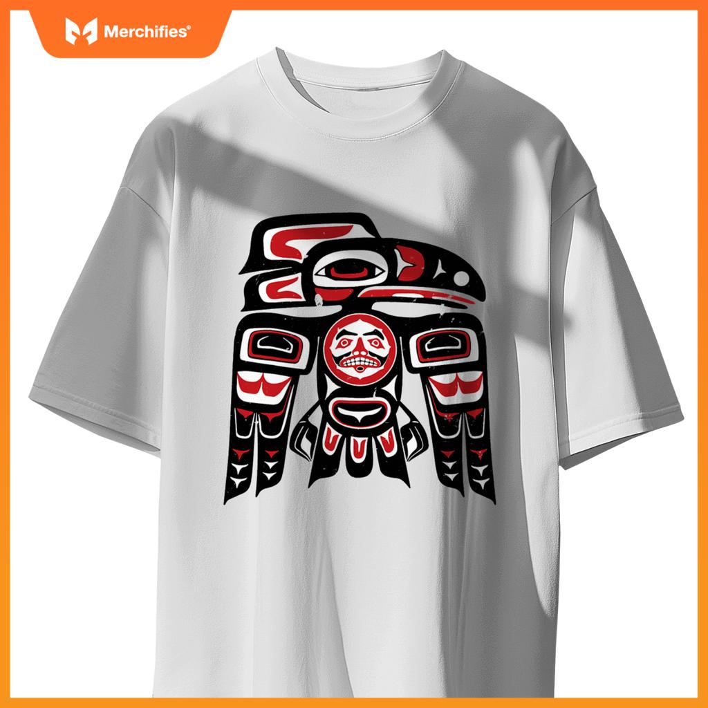 Haida Raven Native American, Raven Tlingit Men Women T-Shirt