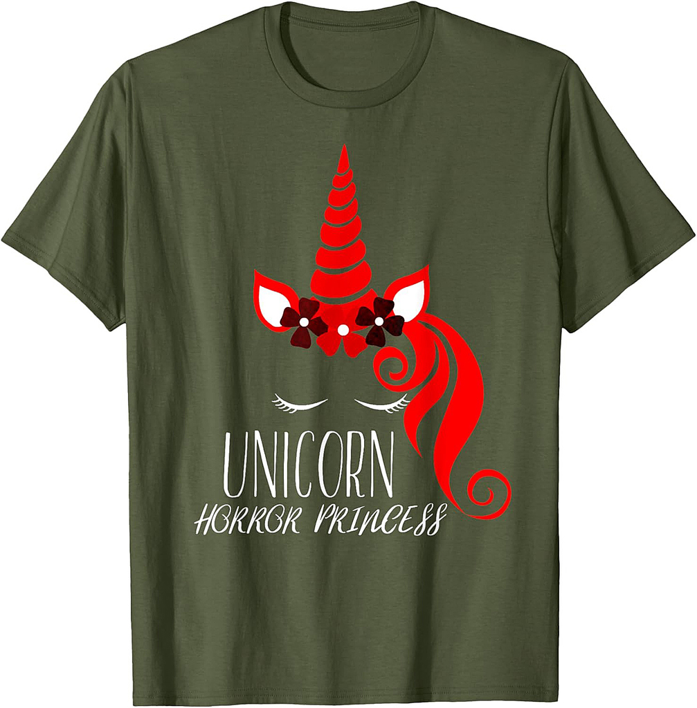 Halloween - Unicorn Horror Princess T-Shirt