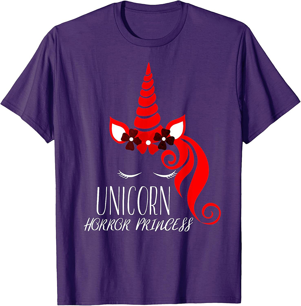Halloween - Unicorn Horror Princess T-Shirt