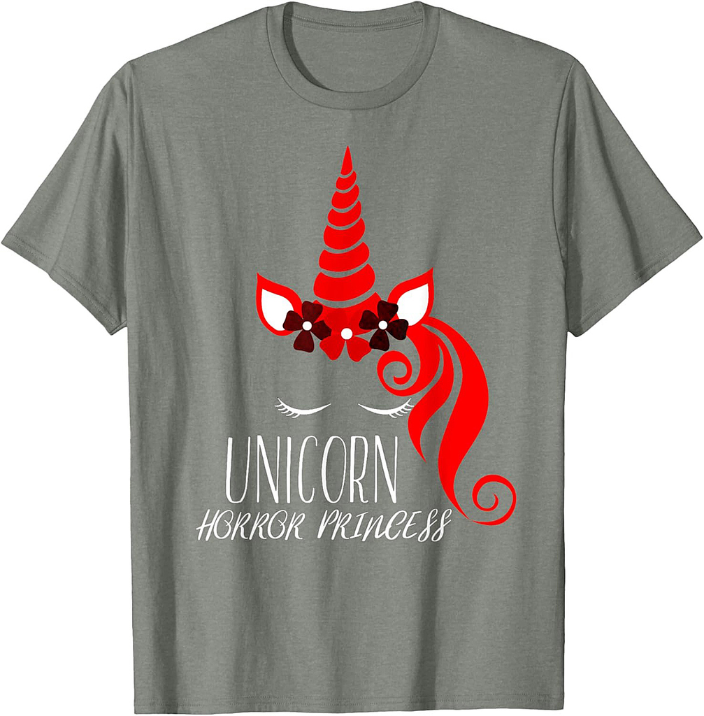 Halloween - Unicorn Horror Princess T-Shirt