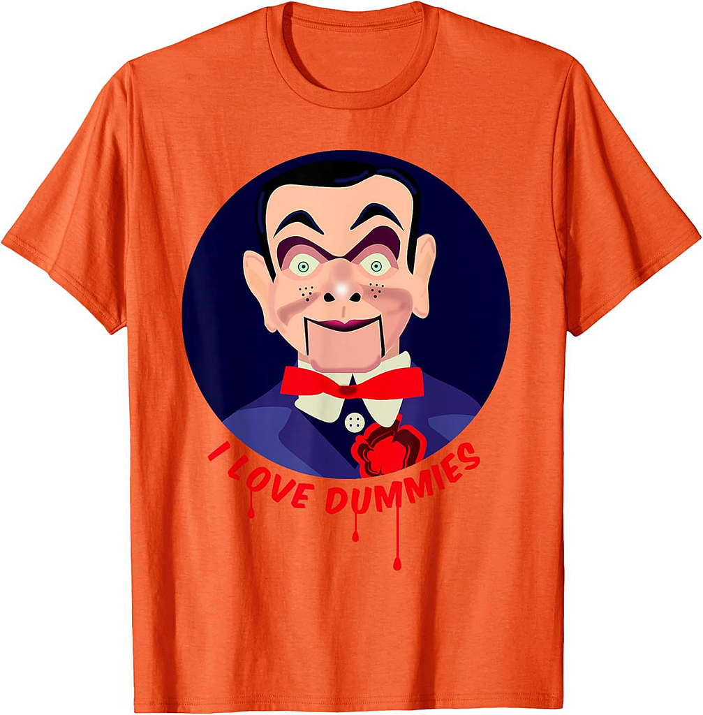 Halloween Costume Creepy Ventriloquist Doll Dummy T-Shirt