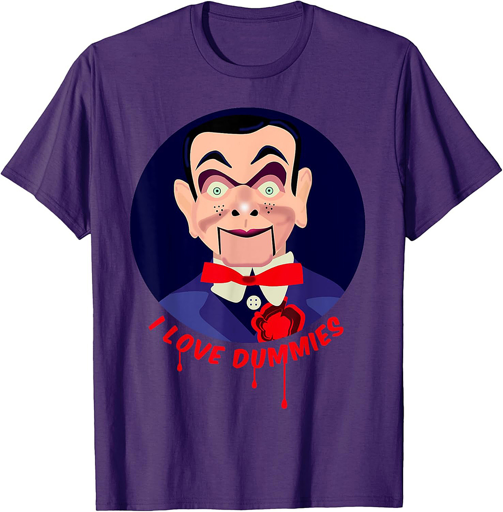 Halloween Costume Creepy Ventriloquist Doll Dummy T-Shirt