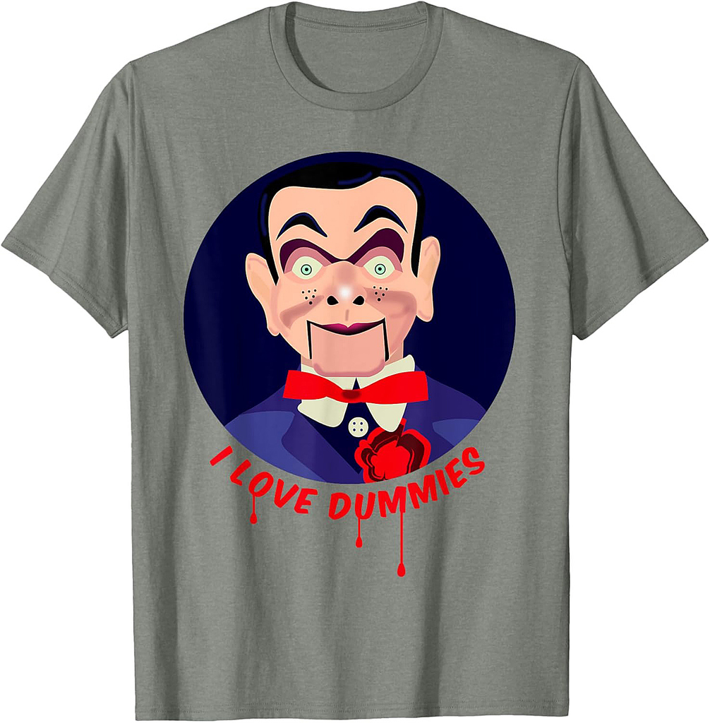Halloween Costume Creepy Ventriloquist Doll Dummy T-Shirt