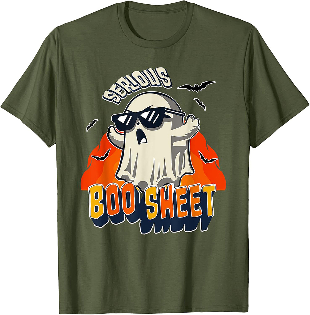 Halloween Costume Funny Boo Sheet Ghost Inappropriate T-Shirt